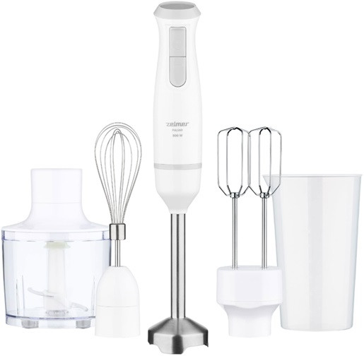 Блендер погружной Zelmer ZHB4563S 800 Вт белый Київ - зображення 1