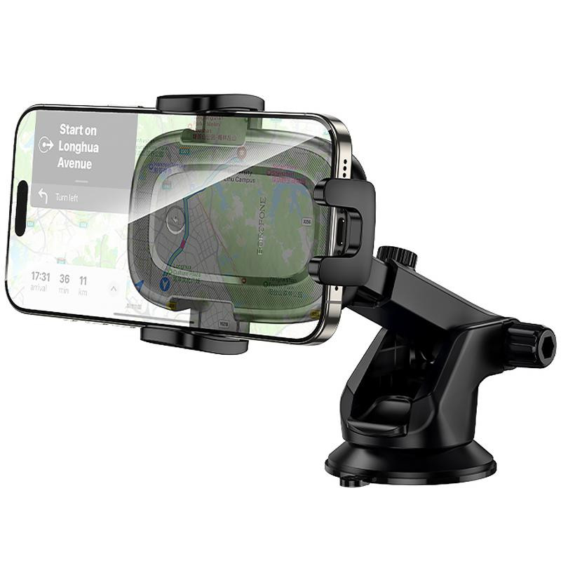 Автодержатель с БЗУ Borofone BH223 Follower 15W (center console) Херсон - изображение 4