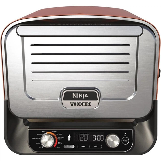 Электродуховка NINJA Woodfire OO101EU 2400 Вт терракотовая Київ - зображення 1