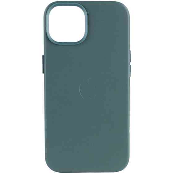 Кожаный чехол Leather Case (AA Plus) with Magnetic Fit для Apple iPhone 14 (6.1") Херсон