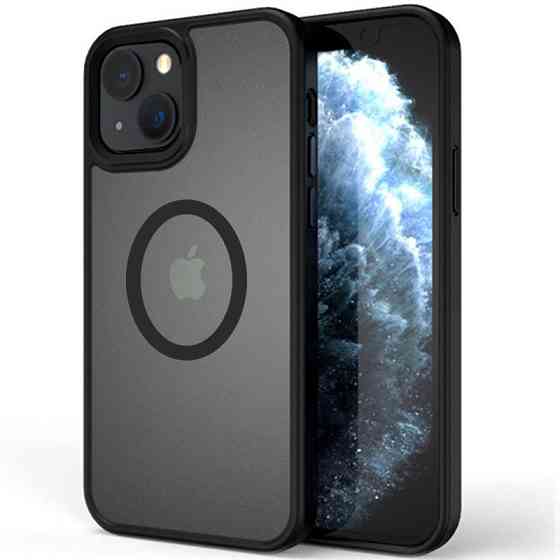 TPU+PC чехол Metal Buttons with MagSafe для Apple iPhone 13 (6.1") Херсон