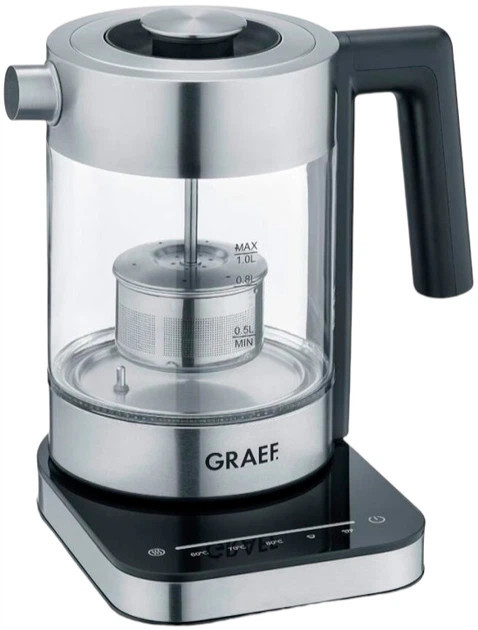 Электрочайник GRAEF WK350EU 1 л серебристый Киев - изображение 1