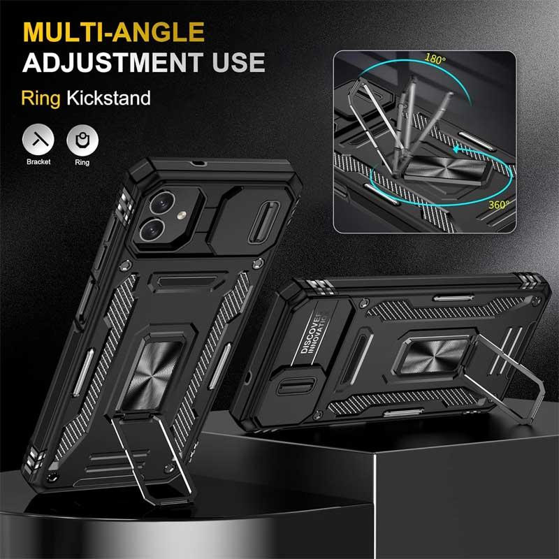 Ударопрочный чехол Camshield Army Ring для Samsung Galaxy A07 Херсон - зображення 2