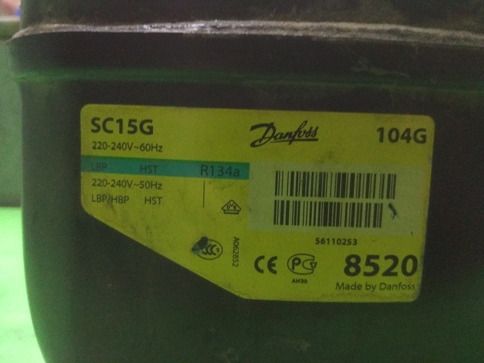 Герметичний поршньовий компресор Danfoss SC15G (104G8520) Винница - изображение 2