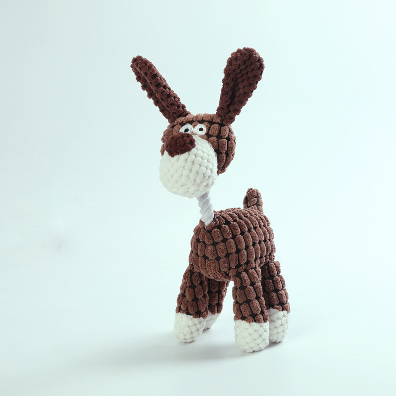 М'яка іграшка для тварин Ослик 11089 21х7х29 см коричневий Київ - зображення 1