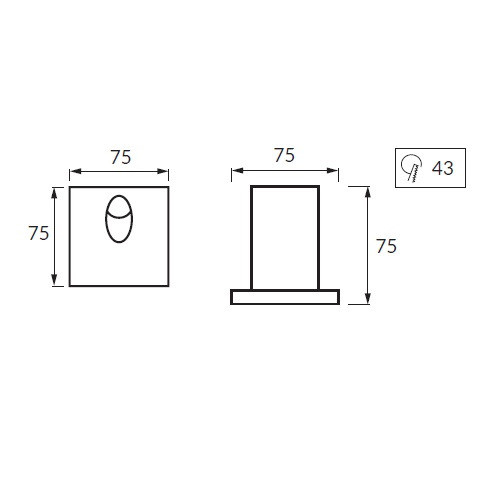 Світильник для підсвічування сходів, Strühm, 3W, 4000K, врізний, квадратний, білий, STR-03119 Киев - изображение 2
