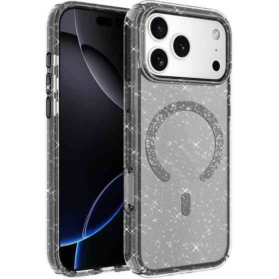 Чехол TPU Eclipse Sparkle Magnetic Fit для Apple iPhone 17 Pro Max (6.9") Херсон