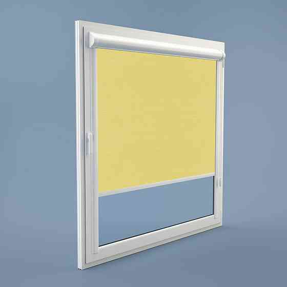 Рулонна штора Rolets Льон 2-602-1200 120x170 см закритого типу Золотиста Київ