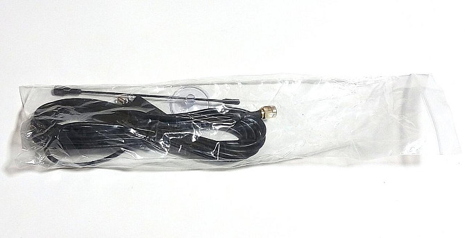 405-530MHz антенна дипольная 5dBi, до 50 Вт, RG174 3 м SMA-male, с присосками Дніпро - зображення 9