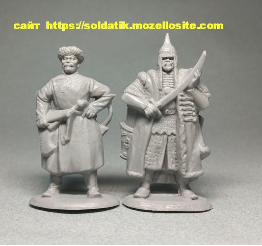 Набор солдатиков 8 фигурок Польские воины Украинские казаки Крымские татары, коллекционные солдатики Київ - зображення 11