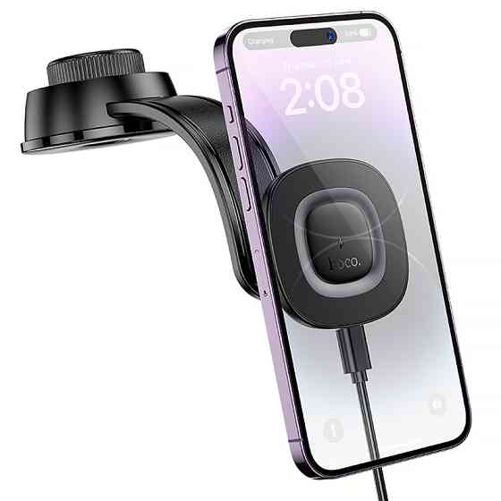 Автодержатель с БЗУ Hoco HW31 Crown Magnetic Wireless Charging 15W Херсон