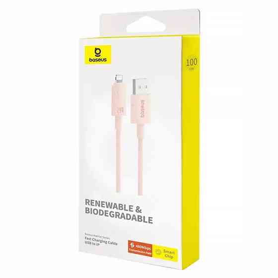 Дата кабель Baseus Habitat Series Fast Charging USB to Lightning 2.4A (2m) (P10360200) Херсон