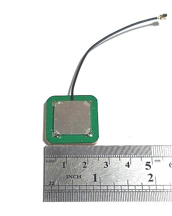 GPS антенна активная керамическая 1575MHz 28dBi 25х25 мм, с кабелем 7 см IPEX (10948) Дніпро - зображення 4