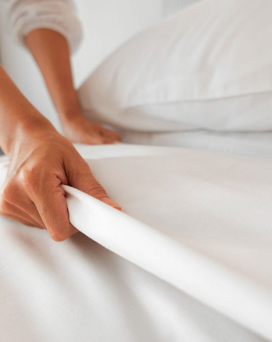 Постільна білизна перкаль Premium White з доставкою від бренда Bedlen Львов - изображение 1
