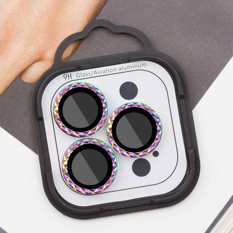 Защитное стекло Metal Shine на камеру (в упак.) для Apple iPhone 13 Pro / 13 Pro Max Херсон - изображение 2