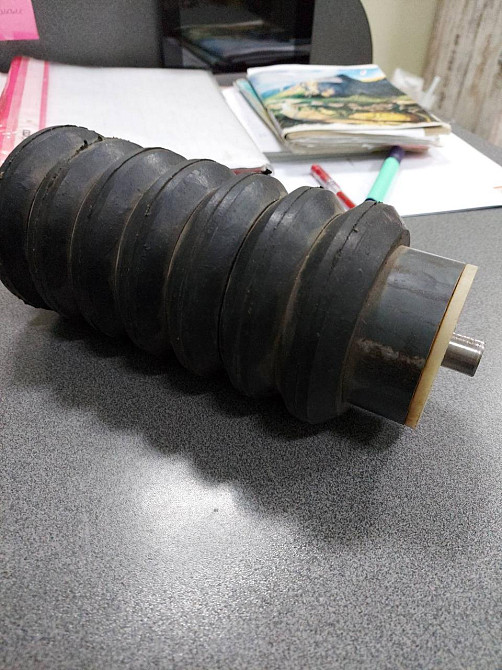 Ролик конвейерный 152 х 1400 , ролики ленточного транспортера Київ - зображення 6