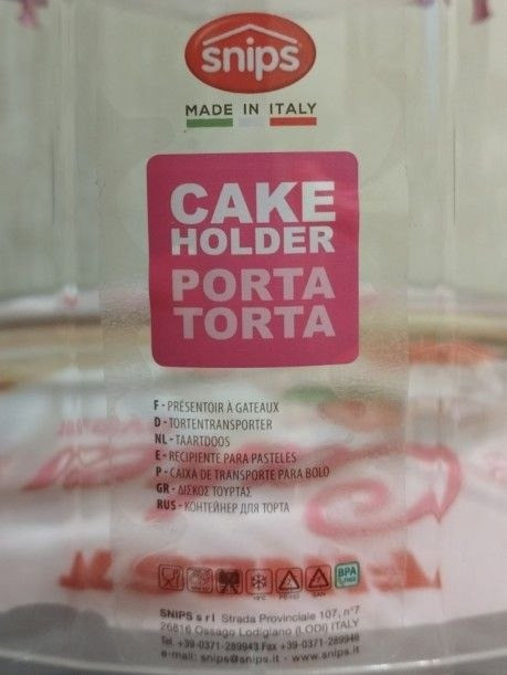 Контейнер для торта 28 см ТМ Snips, новий Одесса - изображение 5