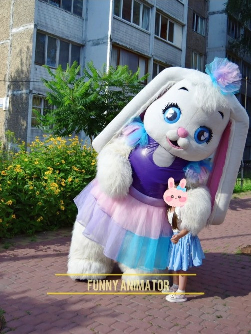 Веселі привітання, аніматори на ваше свято. Білий ведмідь, Ведмедик Тедді, Панда, Пес Патрон, Зайка. Київ - зображення 1