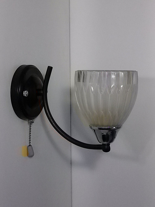 Бра настінна 007/1 Хром 18х11х22 см. Київ - зображення 1