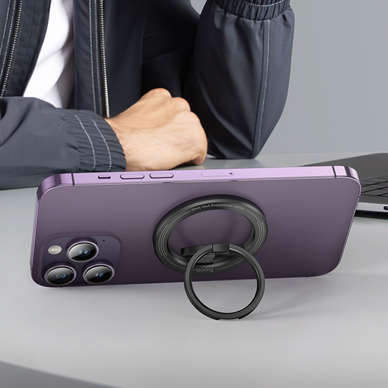 Магнитный держатель для телефона Hoco GH2 Clever Херсон - зображення 5