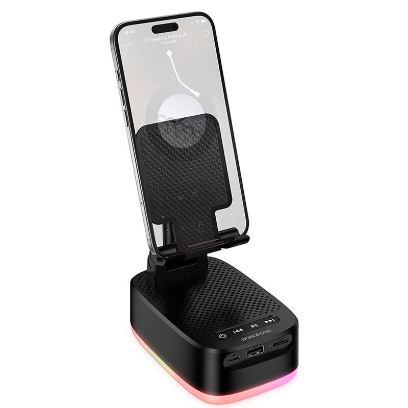 Bluetooth Колонка Borofone BR200 Marea + Power Bank 1500mAh + держатель Херсон - зображення 2