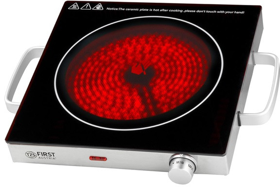 Электроплита First FA-5097 2000-2800 Вт серебристая Київ - зображення 1