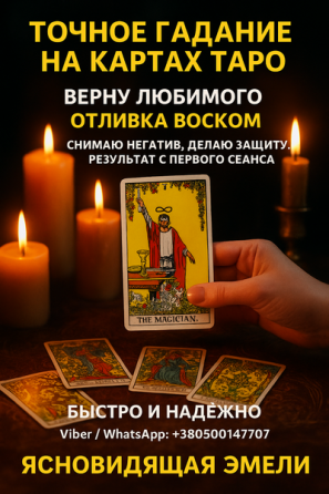 Точное гадание на Таро. Ответы на ваши вопросы уже сегодня. Київ