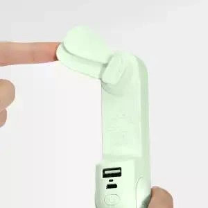 Вентилятор аккумуляторный Jisulife F8X Green 10 Вт зеленый Киев - изображение 4