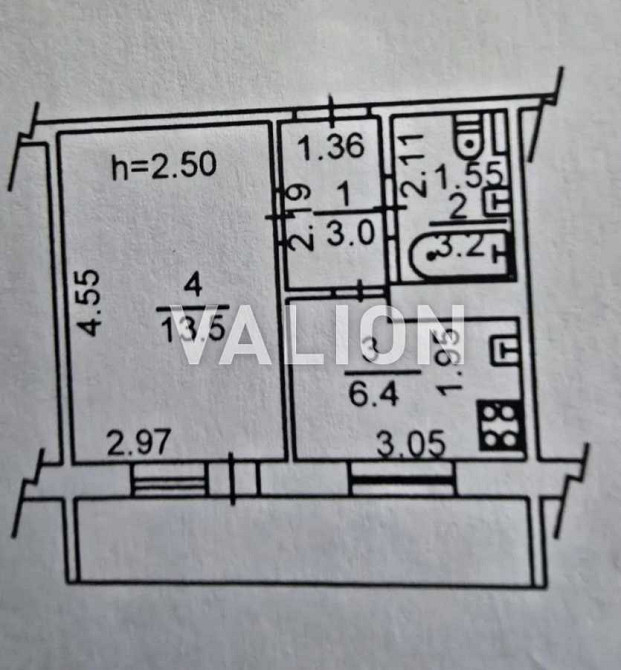 продажа 1-к квартира Киев, Дарницкий, 41500 $ Київ - зображення 9
