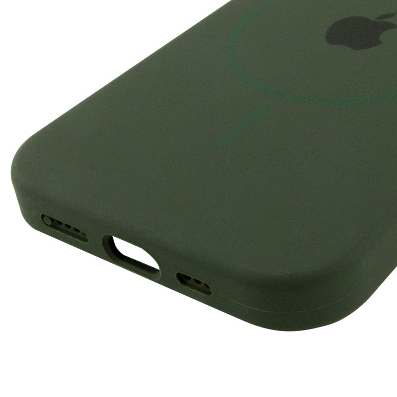Чехол Silicone Case Full Protective (AA) with MagSafe для Apple iPhone 14 (6.1") Херсон - зображення 5
