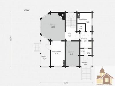 Купити дерев’яний будинок на дачу з традиційного зрубу Одесса - изображение 8