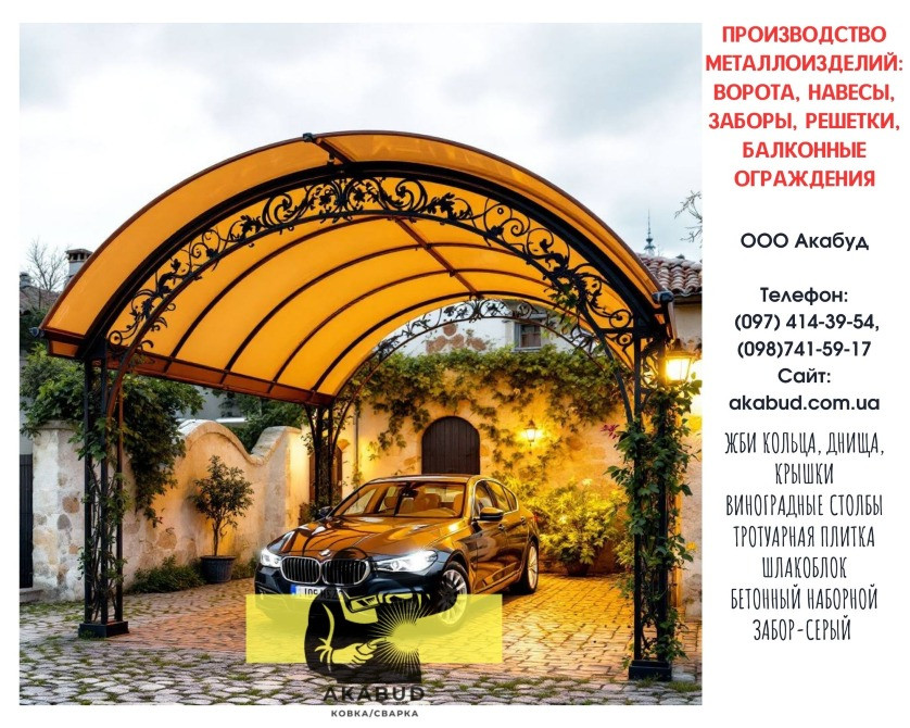 Акабуд – заборы, ворота, навесы от производителя Кривой Рог - изображение 1