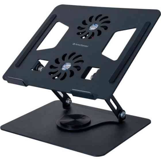 Охолоджуюча підставка для ноутбука ArmorStandart Comfort+ H31 Aluminum Graphite (ARM77740) (Код това Харьков