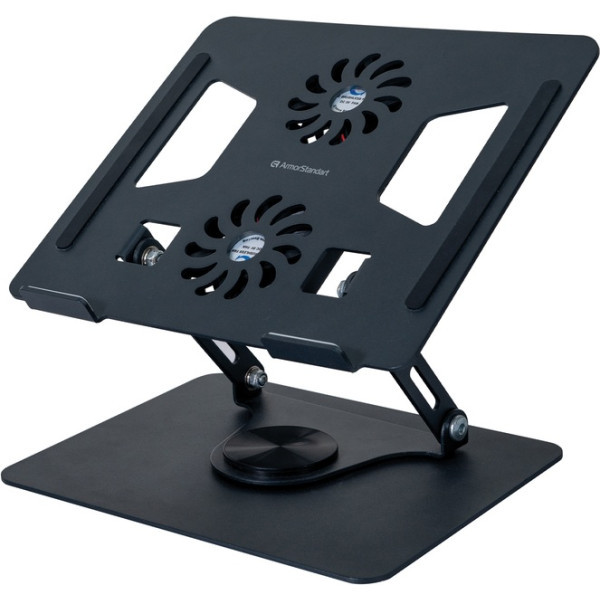 Охолоджуюча підставка для ноутбука ArmorStandart Comfort+ H31 Aluminum Graphite (ARM77740) (Код това Харьков - изображение 1