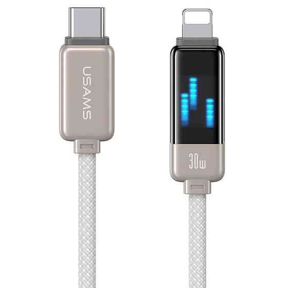 Дата кабель Usams US-SJ743 Meteor Ser. Type-C to Lightning 30W (1.2m) Херсон