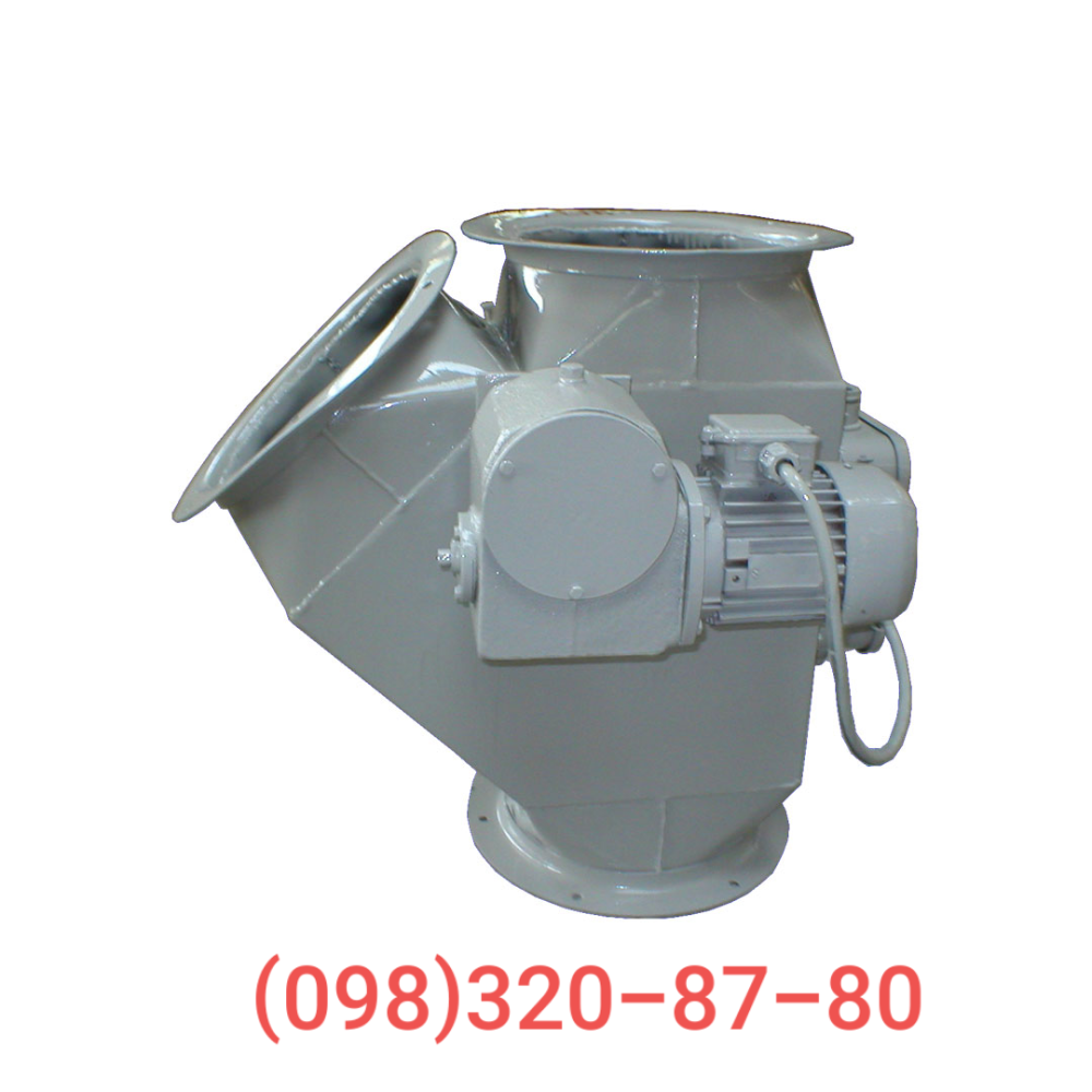 Клапан двухсторонний ручной КДР-300 нержавейка Київ - зображення 4