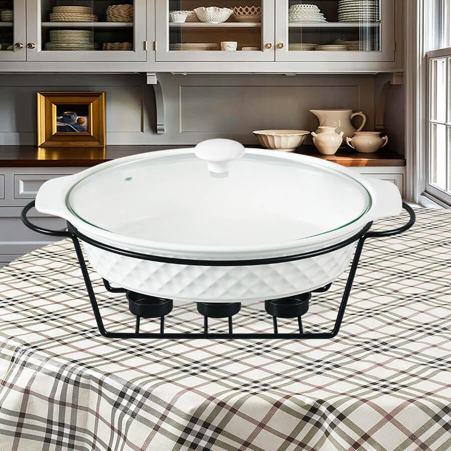 Мармит овальный керамический Maestro 1,5 л MR-11359-74 Одесса - изображение 2