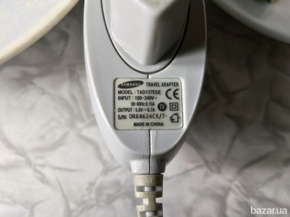 Оригінальна Зарядка-Адаптер Samsung TAD137ESE(5V-0,7A)Made in Korea. Львів - зображення 2