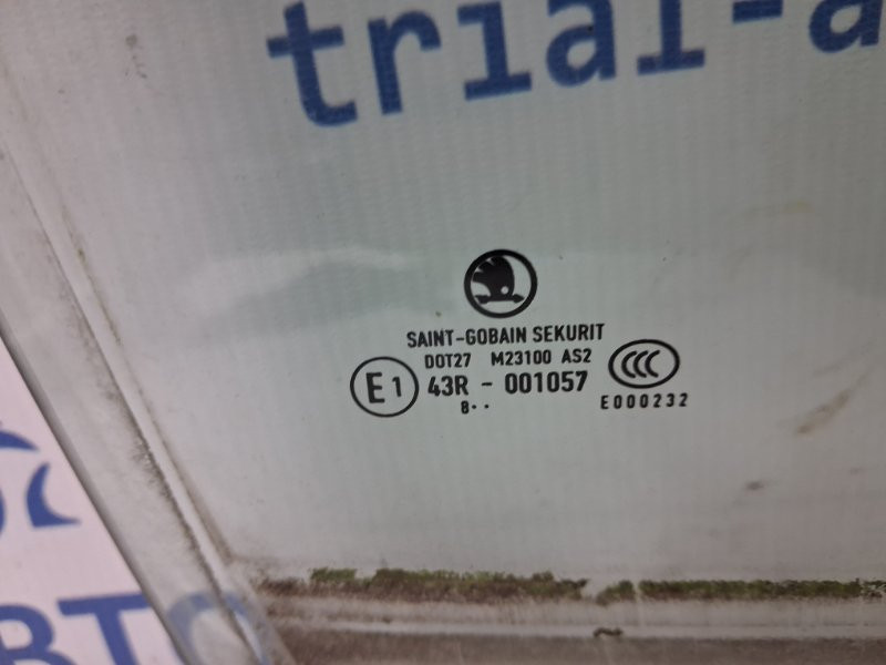 Стекло двери переднее правое Skoda Fabia 2007-2014 5J0845022E (Арт. 78461) Київ - зображення 3