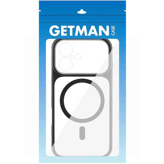 Чехол TPU+PC GETMAN Moon Clear with MagSafe для Apple iPhone 17 (6.3") Херсон