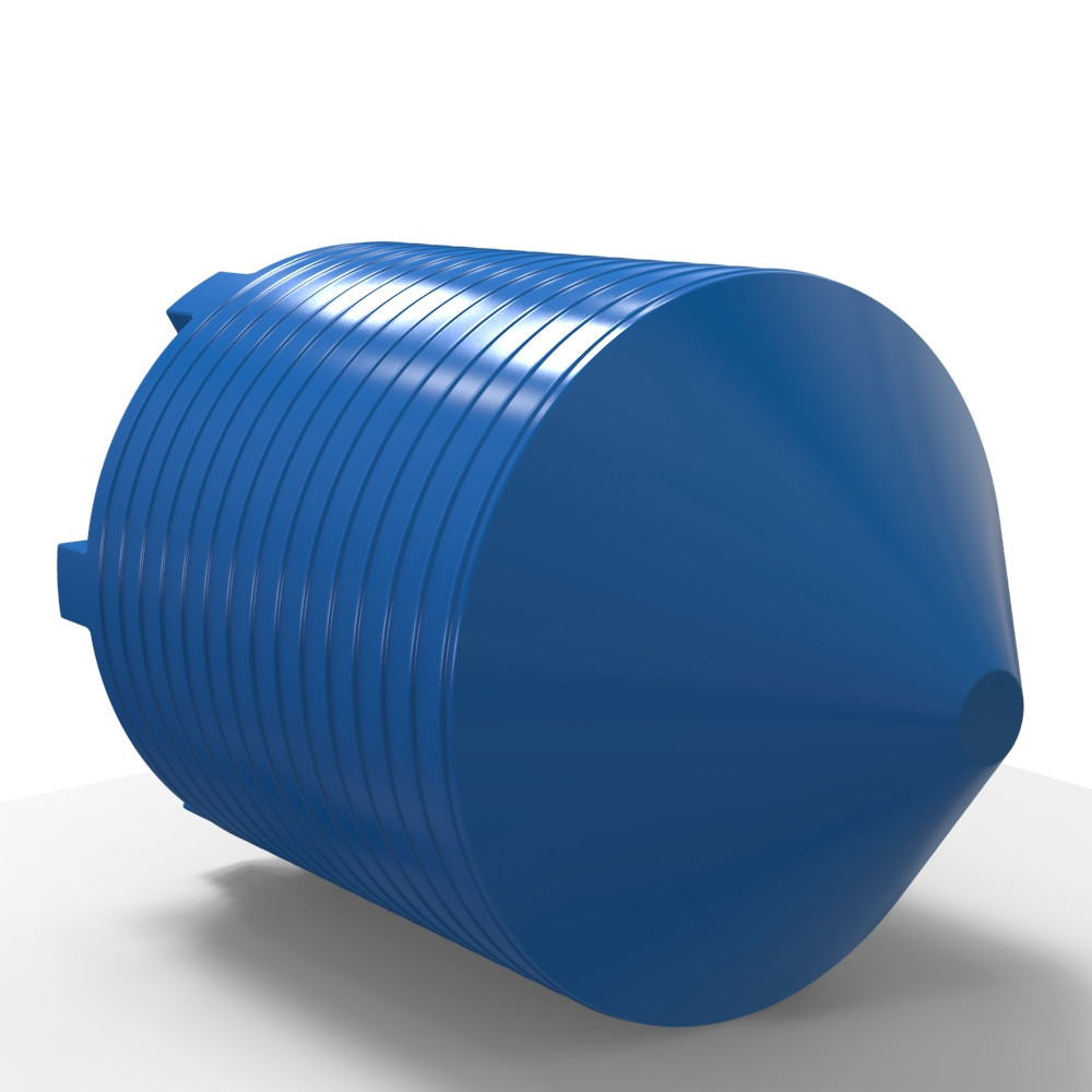 Емкость 2500 л конусная двухслойная Киев - изображение 2