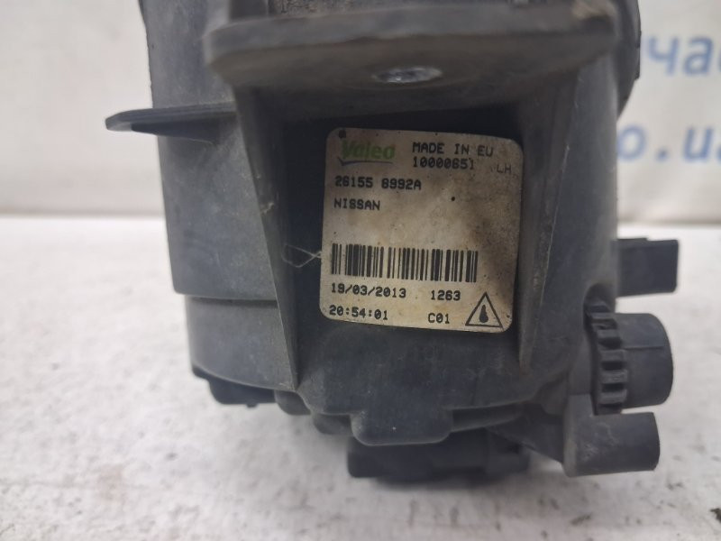 Фара противотуманная левая Nissan Qashqai 2006-2013 261558992A (Арт. 82362) Киев - изображение 4