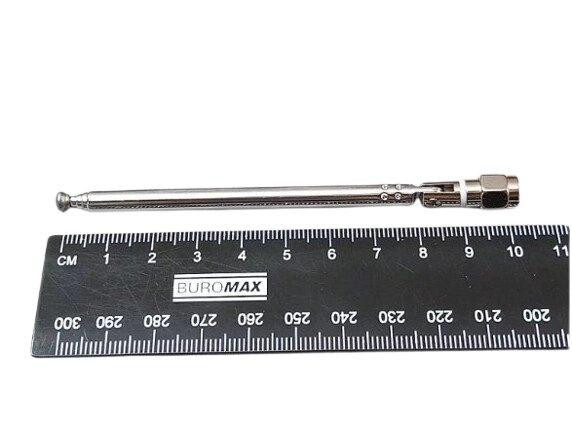 Антенна телескопическая 40 МГц - 6 ГГц, 50 Ом, SMA-male разъем (10606) Дніпро - зображення 3