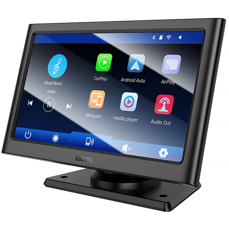 Мультимедийный автомобильный монитор Hoco HU2 Imogen 7-inch car wireless portable screen Херсон - зображення 1