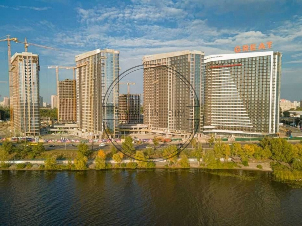 Продаж 2-х к. кв. у ЖК Great, 4 будинок. з видом на дніпро № 21141342 Киев - изображение 1