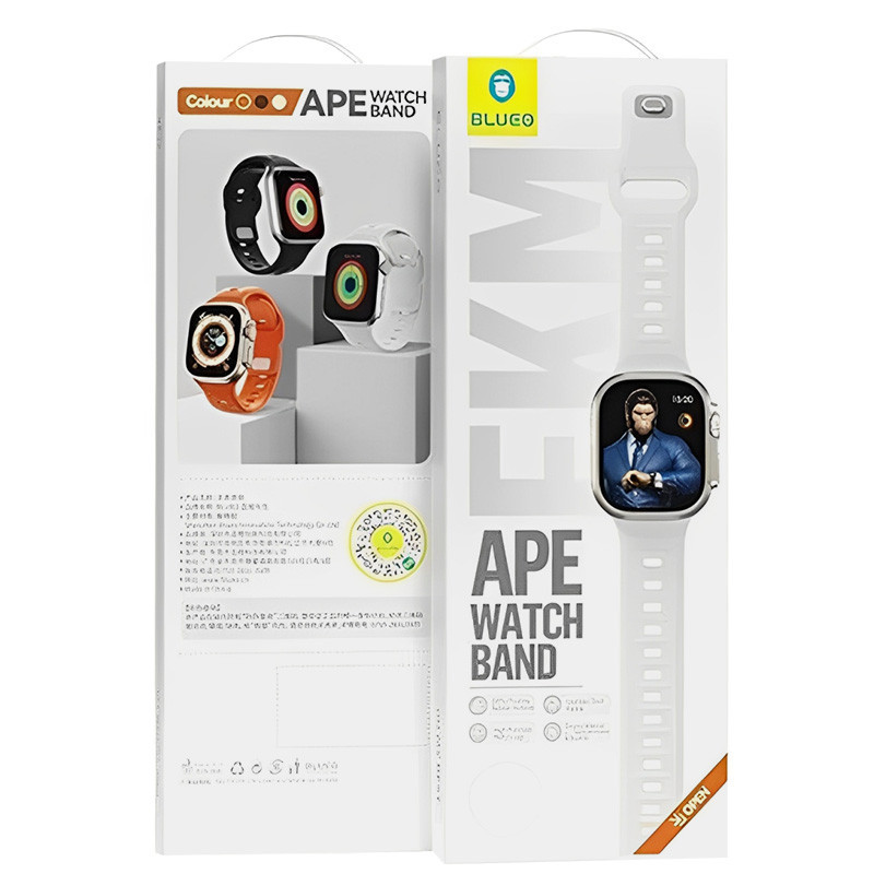 Ремешок BlueO Fluoro Rubber Sport для Apple Watch 42(ser.1-3)/44/45/46/49mm Херсон - зображення 6