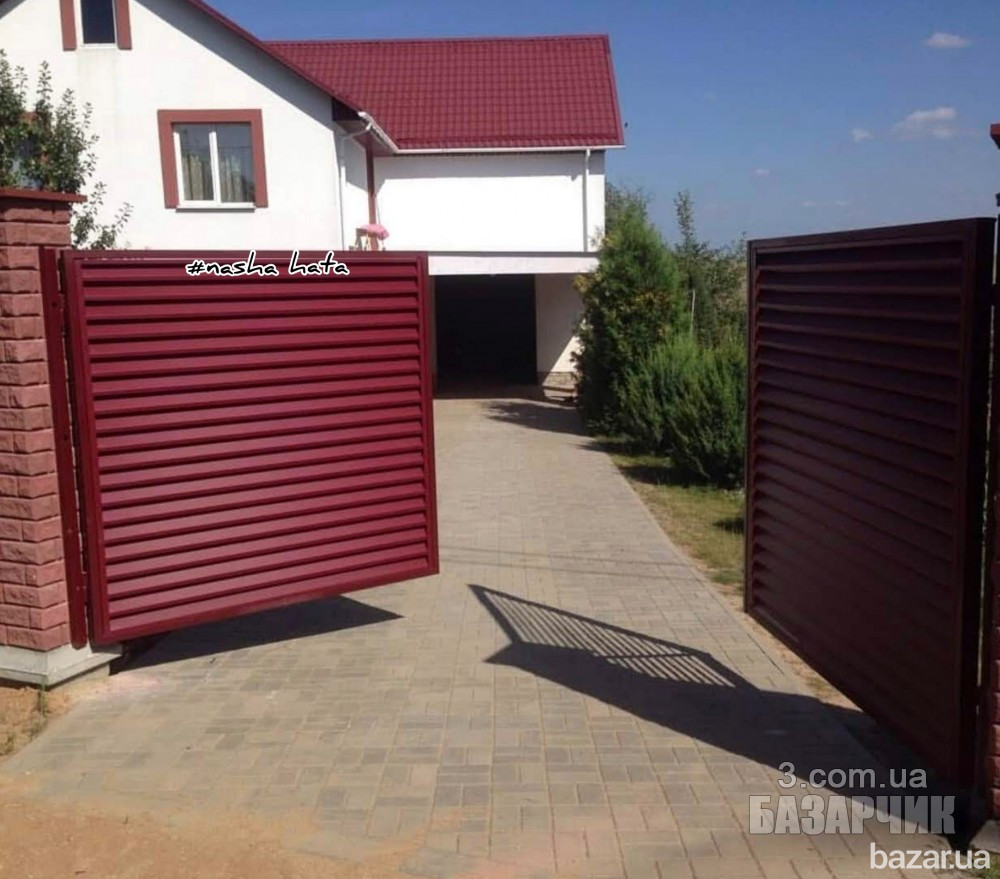 Ворота відкатні,розсувні під ключ,ціна.Автоматика.Сквіра Київська область Сквира - зображення 11