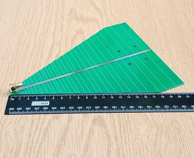 Антенна 740 - 6000 МГц, мощность до 40 Вт, 6-7dB, UWB Ultra Wideband Logperiodic Antenna Дніпро - зображення 8