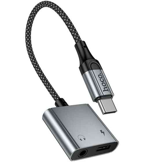 Переходник Hoco UPA34 Type-C to Type-C + 3.5mm Херсон