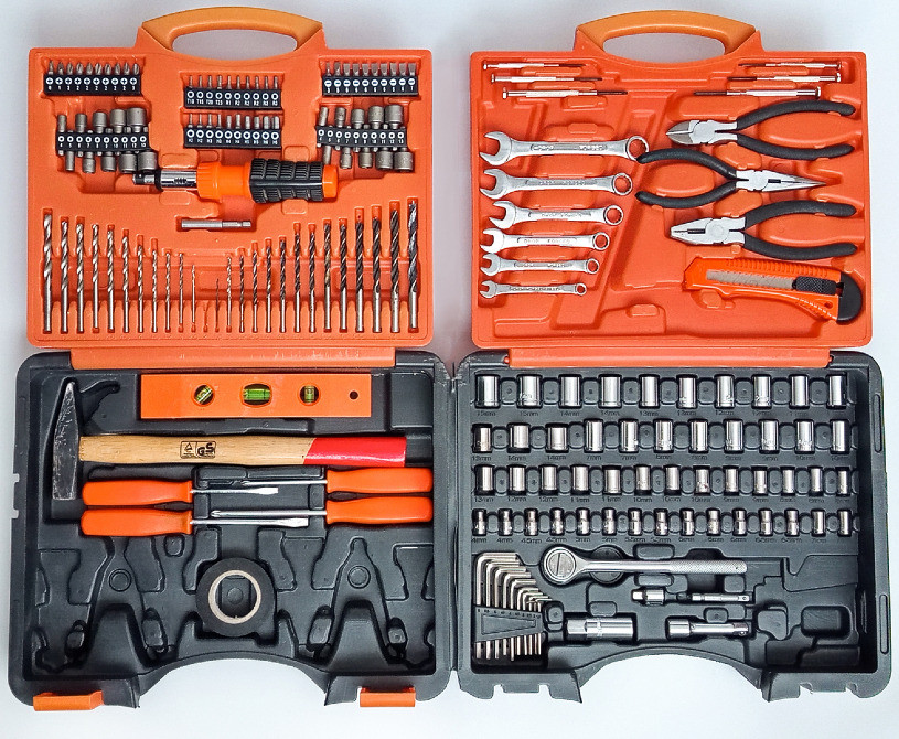 Великий набір інструментів у кейсі, валізі 170+ предметів Вишгород - зображення 1